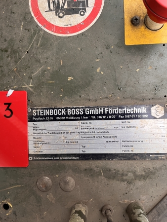 Steinbock-Boss Elektrostapler JE15-80 (R3)